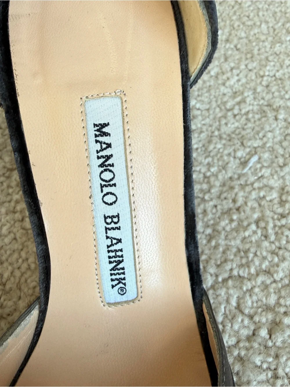 Manolo Blahnik 2000s suede